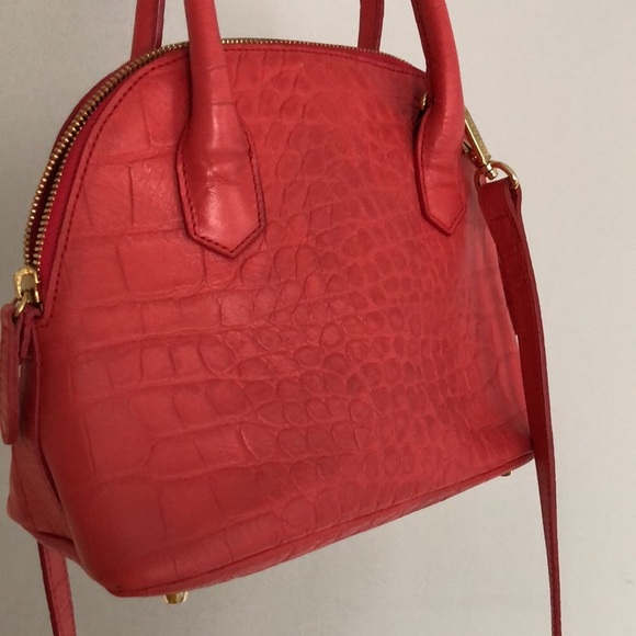 Defaye Black pink leather crossbody bag - Picture 8 of 8